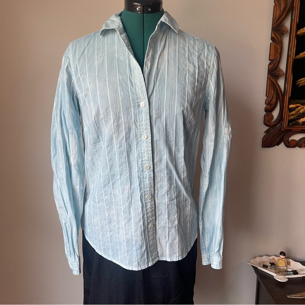90s Baby Blue Top S